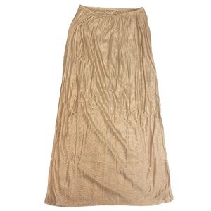 Gold Maxi Skirt